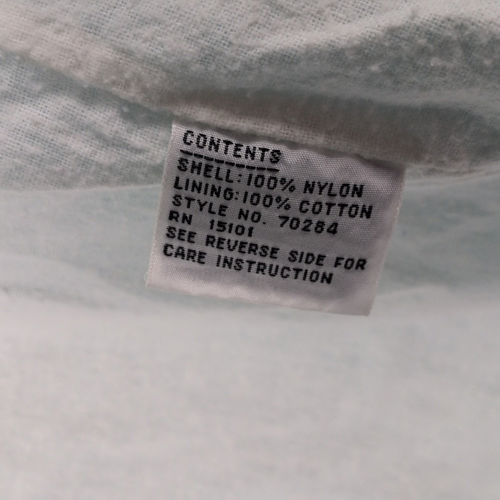 Vtg 70s 80s Teal Green Nylon Coach Jacket Windbreaker Snap Front L Made in Egypt - Picture 4 of 5